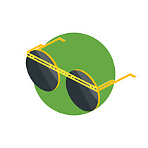 Очки защитные от фитоламп/солнца Method Seven/ HighGlasses