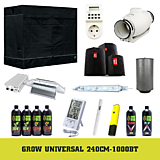 Готовый гроу-бокс Grow Universal 240см-1000Вт ДНаТ/СМН